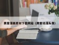 长宁黑客漫画素材下载网站（黑客动漫头像）